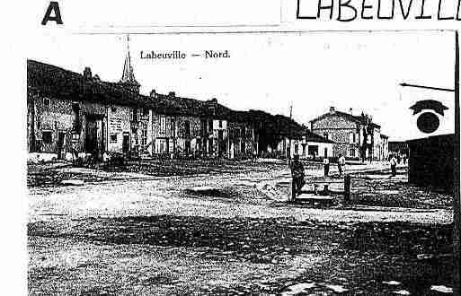 Ville de LABEUVILLE, carte postale ancienne