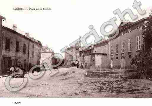 Ville de LAGNIEU, carte postale ancienne