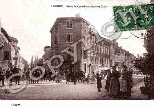 Ville de LAGNIEU, carte postale ancienne