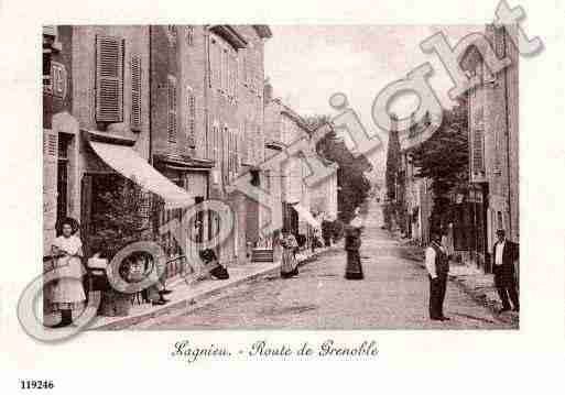 Ville de LAGNIEU, carte postale ancienne