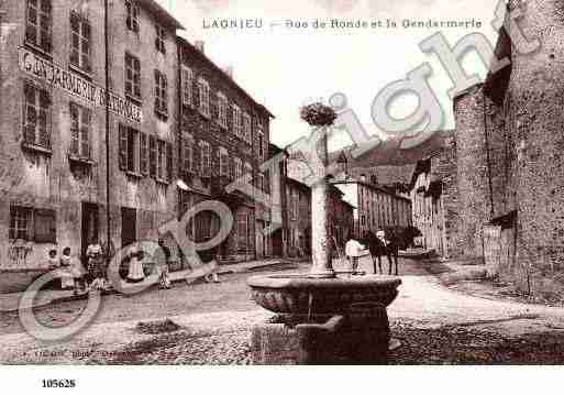 Ville de LAGNIEU, carte postale ancienne