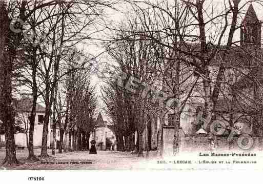 Ville de LESCAR, carte postale ancienne