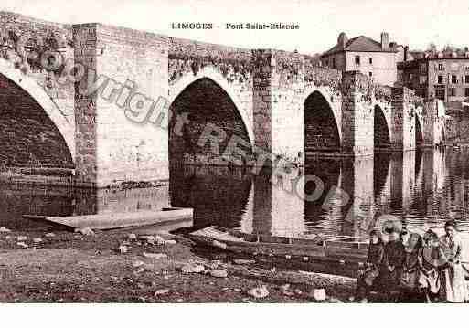 Ville de LIMOGES, carte postale ancienne