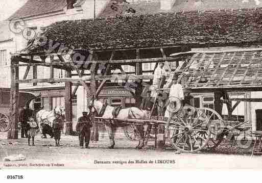 Ville de LIMOURS, carte postale ancienne