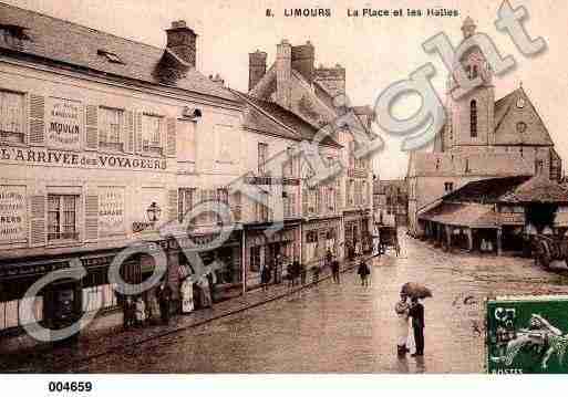 Ville de LIMOURS, carte postale ancienne