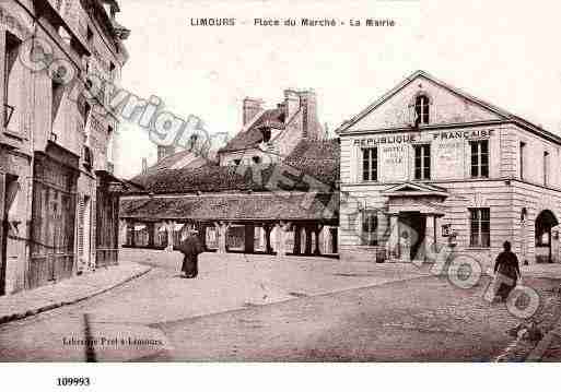 Ville de LIMOURS, carte postale ancienne