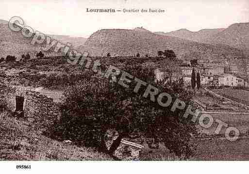 Ville de LOURMARIN, carte postale ancienne