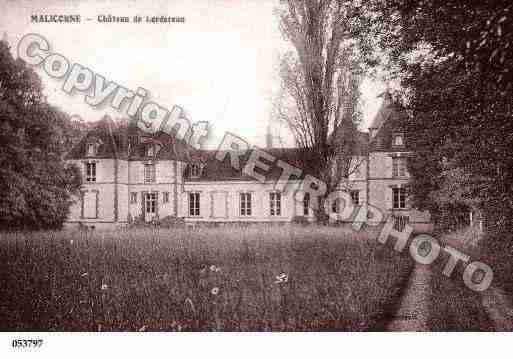 Ville de MALICORNESURSARTHE, carte postale ancienne