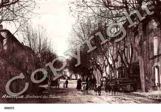 Ville de MANOSQUE, carte postale ancienne