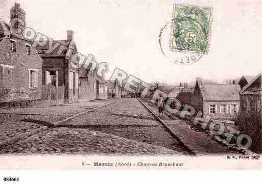 Ville de MARETZ, carte postale ancienne