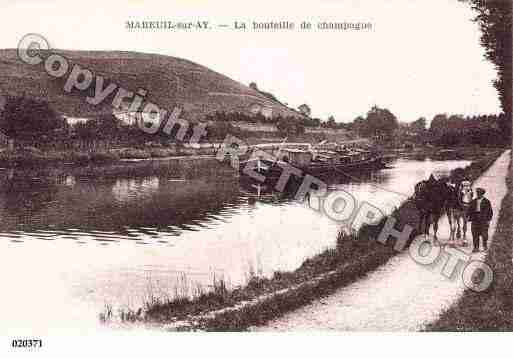 Ville de MAREUILSURAY, carte postale ancienne