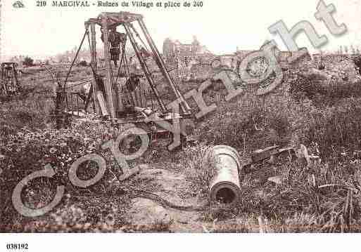 Ville de MARGIVAL, carte postale ancienne