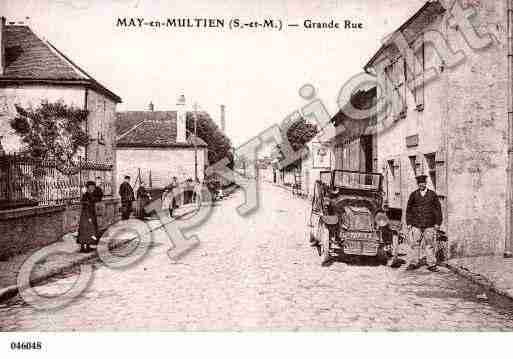 Ville de MAYENMULTIEN, carte postale ancienne