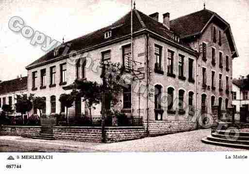 Ville de MERLEBACH, carte postale ancienne