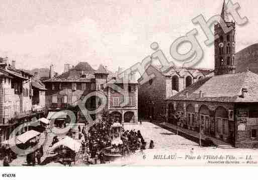 Ville de MILLAU, carte postale ancienne