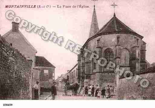 Ville de MONTAINVILLE, carte postale ancienne