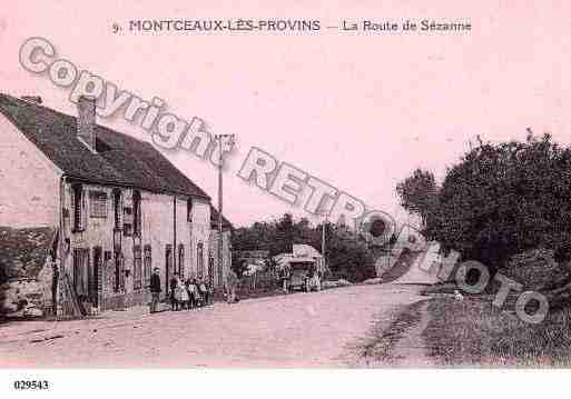 Ville de MONTCEAUXLESPROVINS, carte postale ancienne