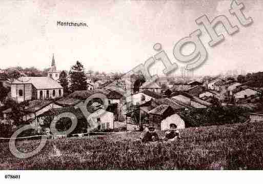 Ville de MONTCHEUTIN, carte postale ancienne