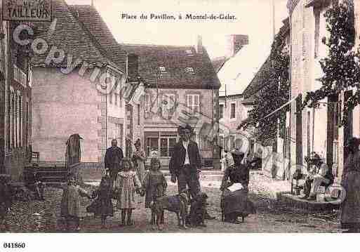 Ville de MONTELDEGELAT, carte postale ancienne