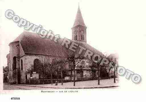 Ville de MONTMAGNY, carte postale ancienne