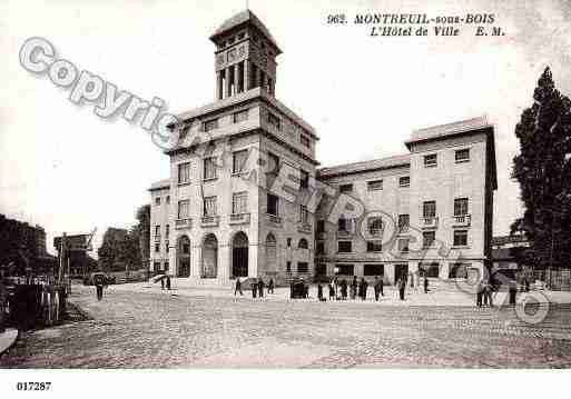 Ville de MONTREUIL, carte postale ancienne