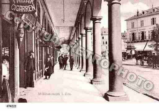 Ville de MULHOUSE, carte postale ancienne