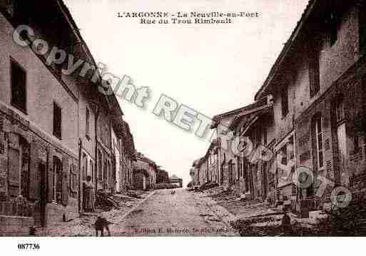 Ville de NEUVILLEAUPONT(LA), carte postale ancienne