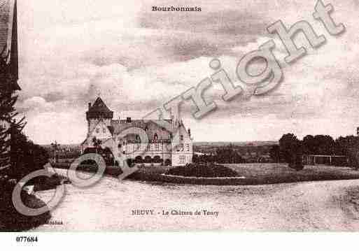 Ville de NEUVY, carte postale ancienne