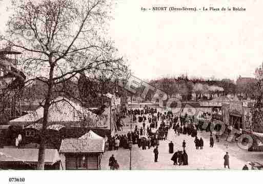 Ville de NIORT, carte postale ancienne