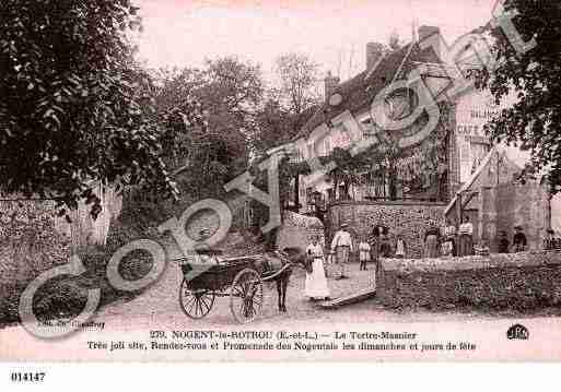 Ville de NOGENTLEROTROU, carte postale ancienne