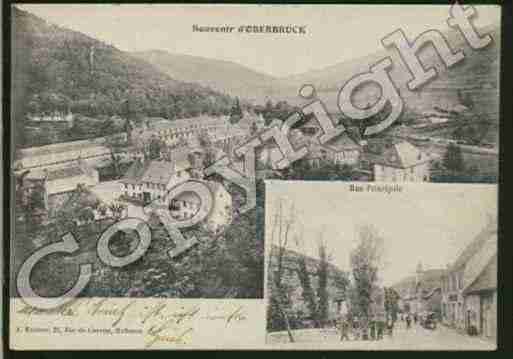 Ville de OBERBRUCK, carte postale ancienne