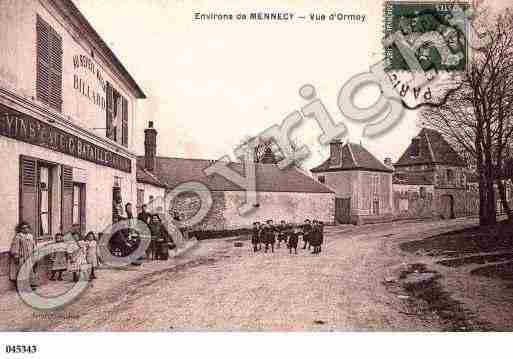 Ville de ORMOYLARIVIERE, carte postale ancienne