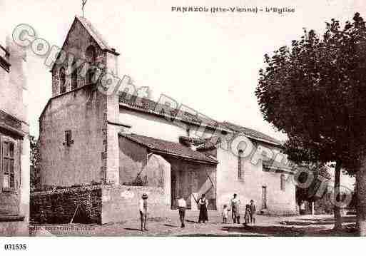 Ville de PANAZOL, carte postale ancienne