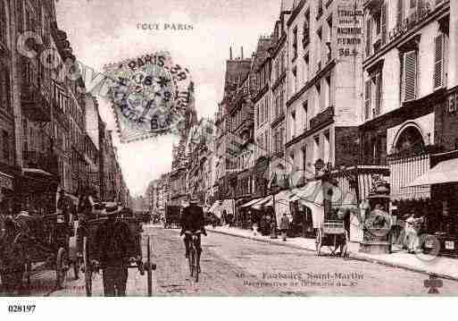 Ville de PARIS10, carte postale ancienne