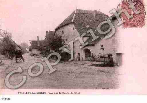 Ville de POUILLEYLESVIGNES, carte postale ancienne