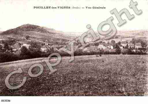 Ville de POUILLEYLESVIGNES, carte postale ancienne