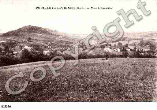 Ville de POUILLEYLESVIGNES, carte postale ancienne