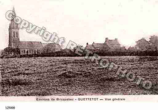 Ville de QUETTETOT, carte postale ancienne