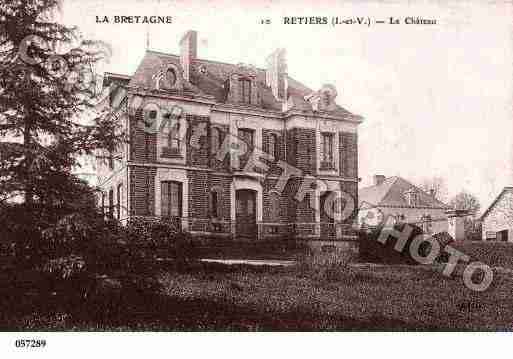 Ville de RETIERS, carte postale ancienne