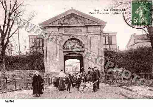 Ville de ROCHELLE(LA), carte postale ancienne