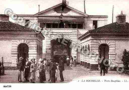 Ville de ROCHELLE(LA), carte postale ancienne