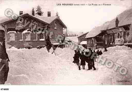 Ville de ROUSSES(LES), carte postale ancienne