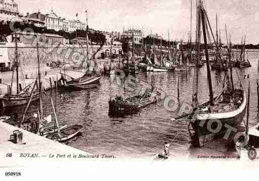 Ville de ROYAN, carte postale ancienne