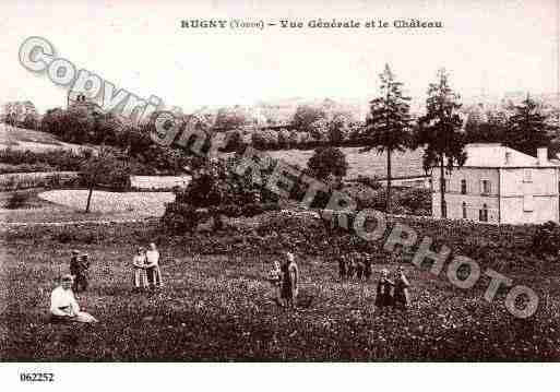 Ville de RUGNY, carte postale ancienne