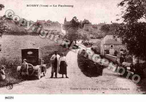 Ville de RUGNY, carte postale ancienne