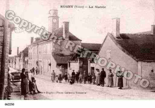 Ville de RUGNY, carte postale ancienne