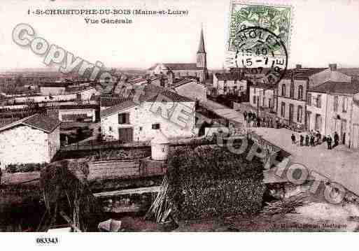 Ville de SAINTCHRISTOPHEDUBOIS, carte postale ancienne