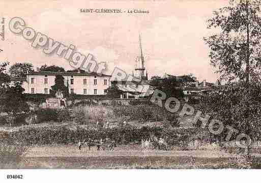 Ville de SAINTCLEMENTIN, carte postale ancienne