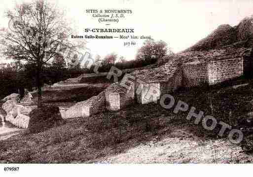 Ville de SAINTCYBARDEAUX, carte postale ancienne