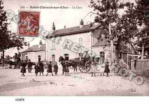 Ville de SAINTFLORENTSURCHER, carte postale ancienne